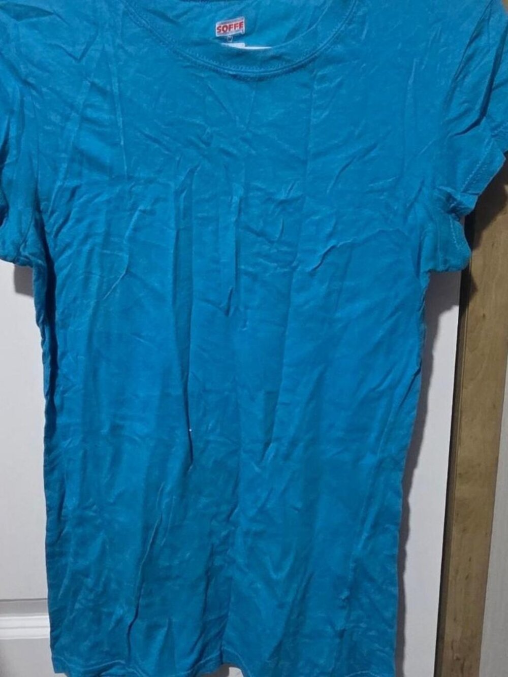 Soffe blue cotton t-shirt Size M #summer